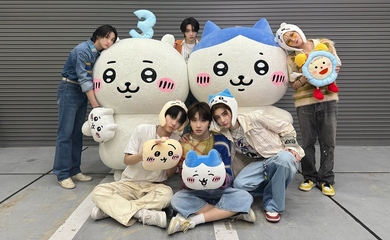 BOYNEXTDOOR、ちいかわ＆ハチワレと対面！「めざましテレビ30周年フェス」に登場