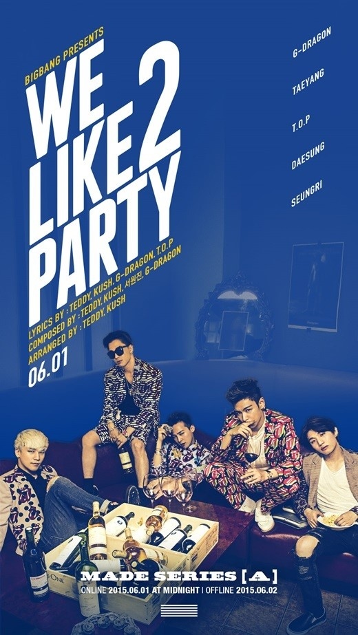 BIGBANGのG-DRAGON＆T.O.P、新曲「WE LIKE 2 PARTY」の作詞に参加