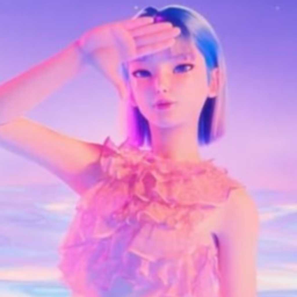 “SM初のバーチャルアーティスト”nævis、新曲「Sensitive」MV公開…神秘的な世界観に注目
