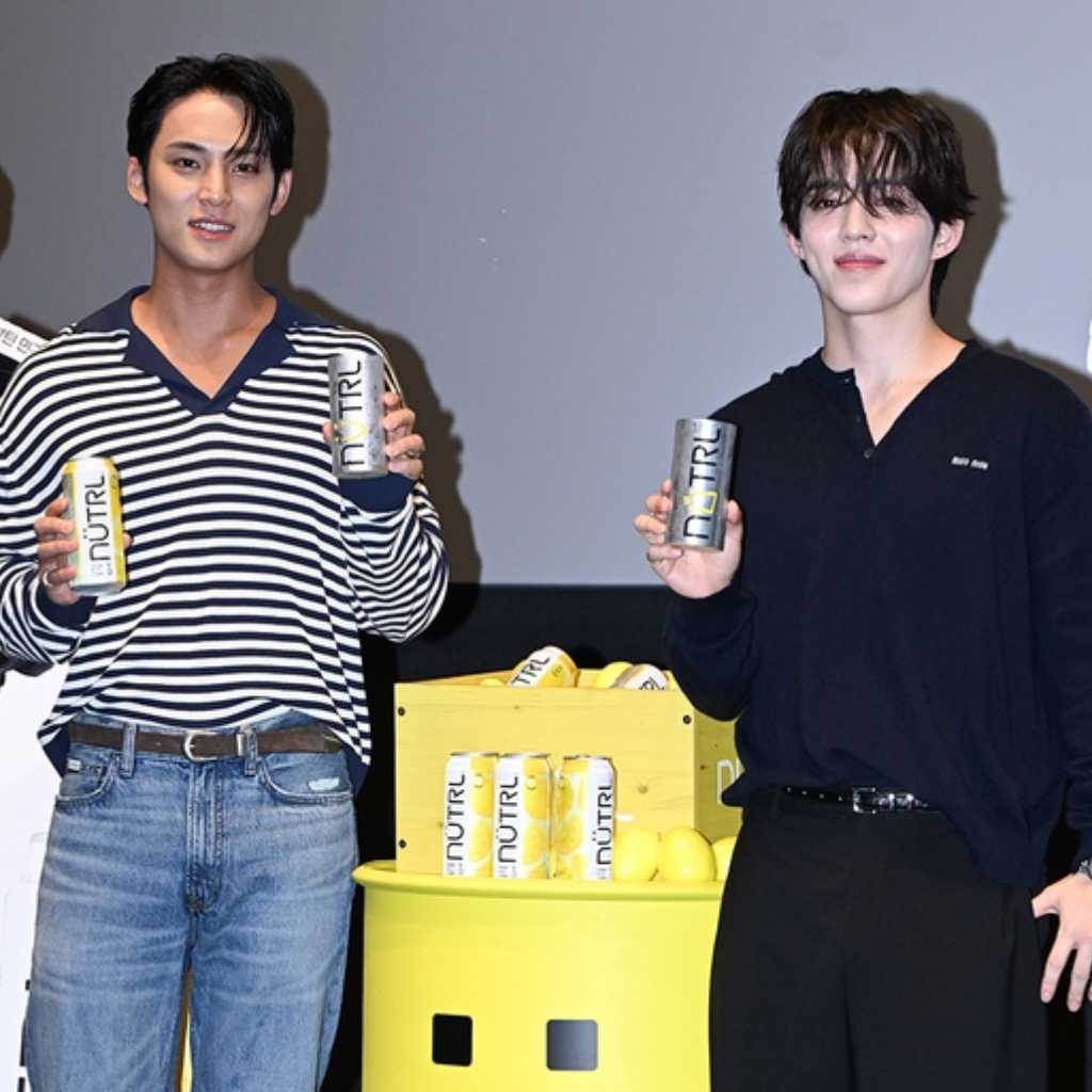 【PHOTO】SEVENTEENのS․COUPS＆ミンギュ、酒類ブランド「NUTRL」イベントに出席