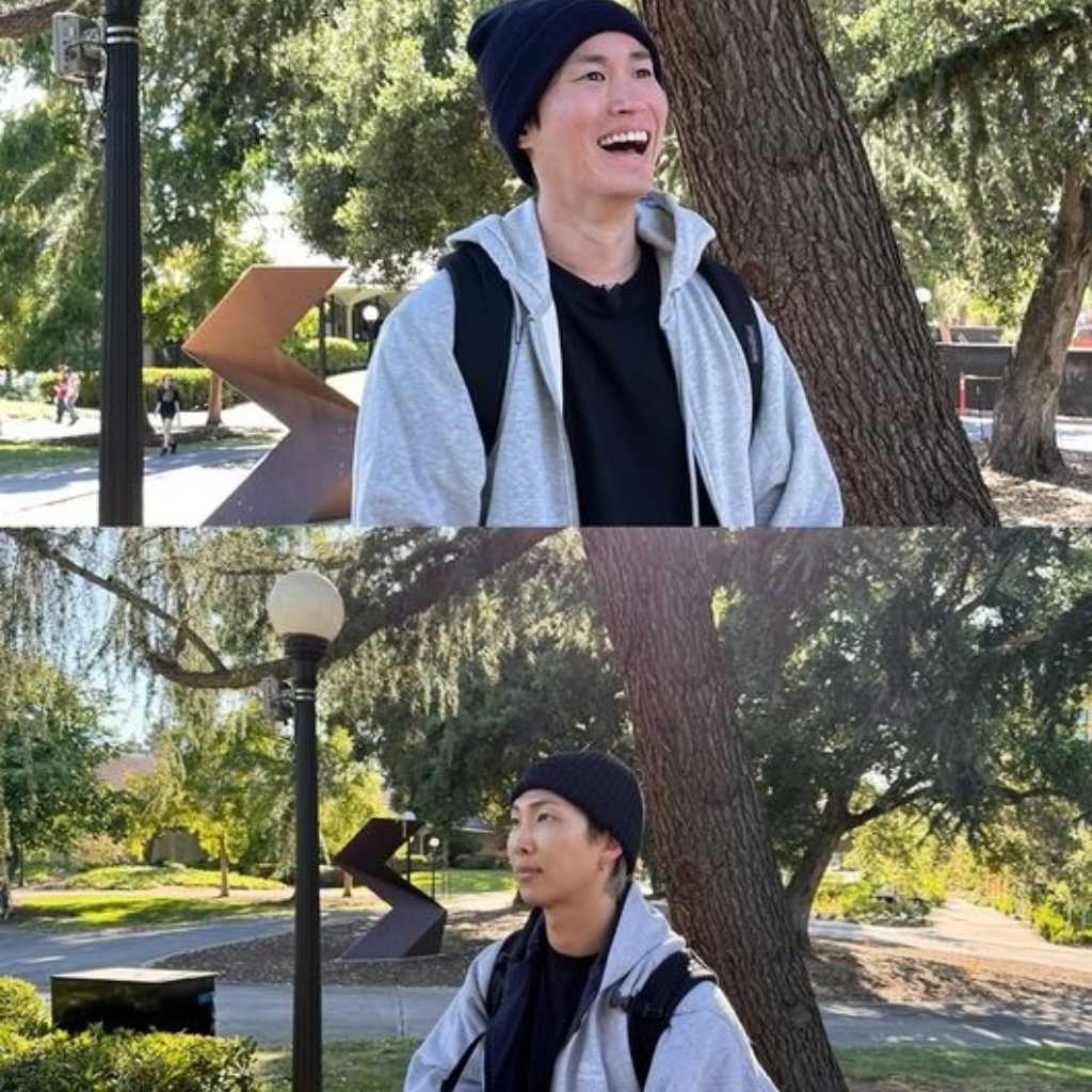 BTSのRM、EPIK HIGHのTABLOが勧めた米スタンフォード大学を訪問!完成度の高い再現ショット話題