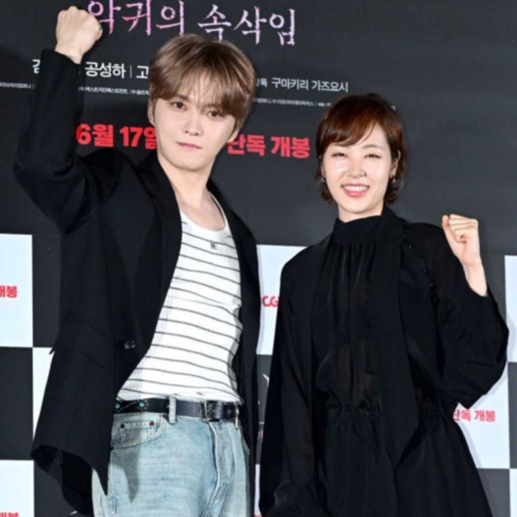 【PHOTO】ジェジュン&コン・ソンハ、映画「神社 悪魔のささやき」メディア試写会に出席