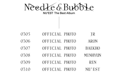 NU'EST - The Best Album 'Needle & Bubble' (Official Photo Teaser Aron) :  r/kpop
