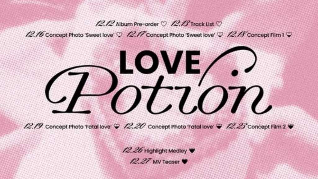 n․SSign、3rdミニアルバム「LOVE POTION」カムバック