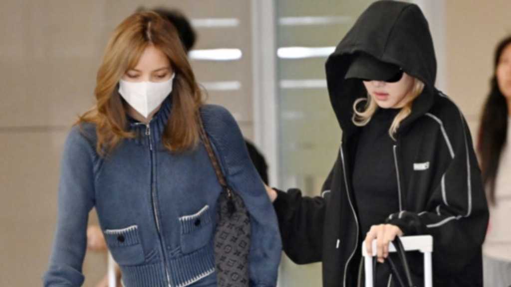 【PHOTO】BLACKPINK リサ＆ロゼ、ファッションショーを終えてフランスから帰国（動画あり）