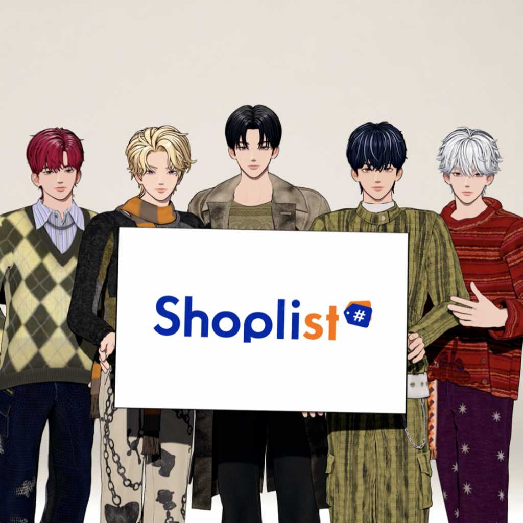 韓国バーチャルアイドルSKINZ、ファッション通販サイト「Shoplist」の公式アンバサダーに就任