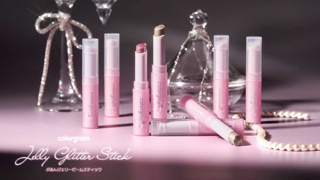 韓国コスメブランド「colorgram」ジェリースティックタイプの新感覚グリッターを11月21日より発売