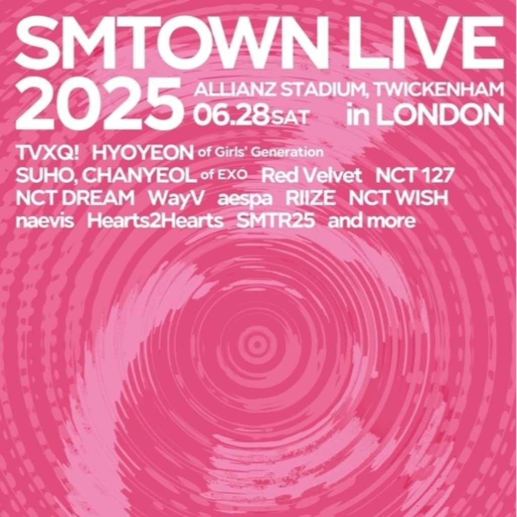 東方神起からaespa、新人Hearts2Heartsまで「SMTOWN LIVE 2025」ロンドン公演のラインナップ第2弾を公開