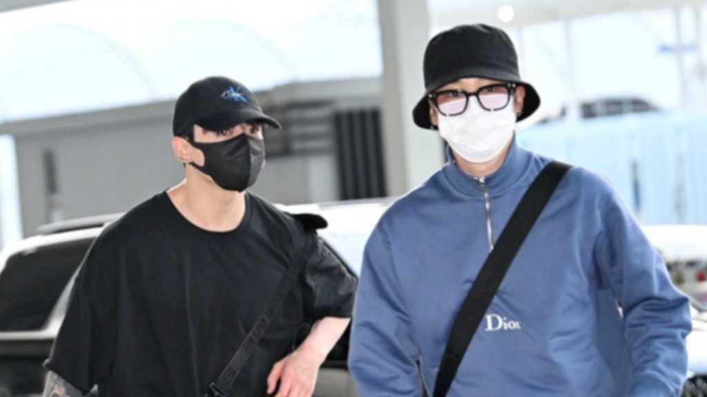 【PHOTO】BTSのSUGA＆ジミン＆ジョングク、海外スケジュールのためアメリカへ出国（動画あり）