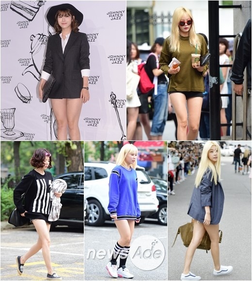 韓国アイドルたちの はいてない 風ファッションが話題 Kstyle