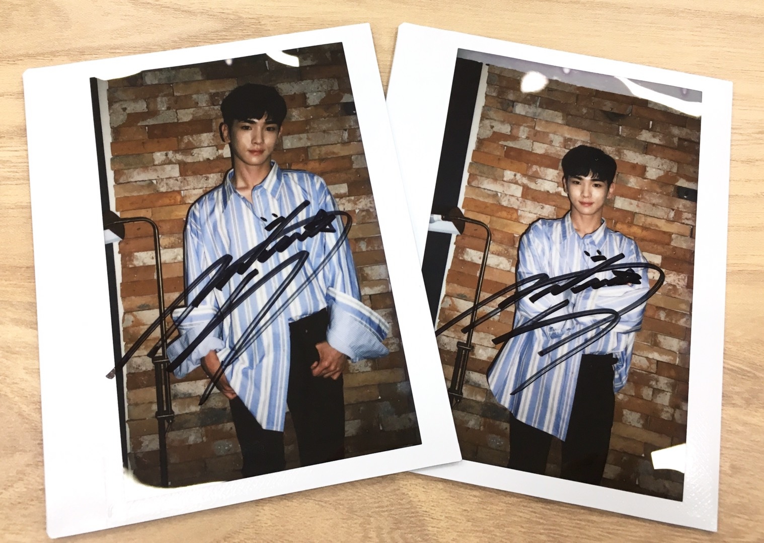 キー直筆サイン入り2Lサイズ写真…Key…SHINee KEY、サインお渡し