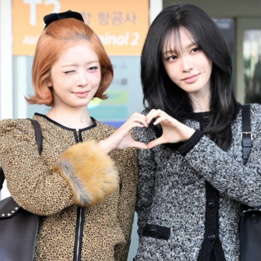 【PHOTO】IVE レイ＆リズ、ファッションウィークに出席するためフランスへ出国（動画あり）