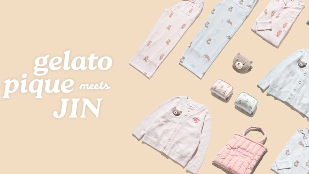 BTS ジン「gelato pique」とのコラボコレクションを発売！手描きのJIN's BEARに注目