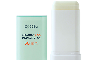 韓国発のスキンケアブランド「ROUND A'ROUND」からグリーンティー CICA マイルド サンスティックが登場！4月27日より発売