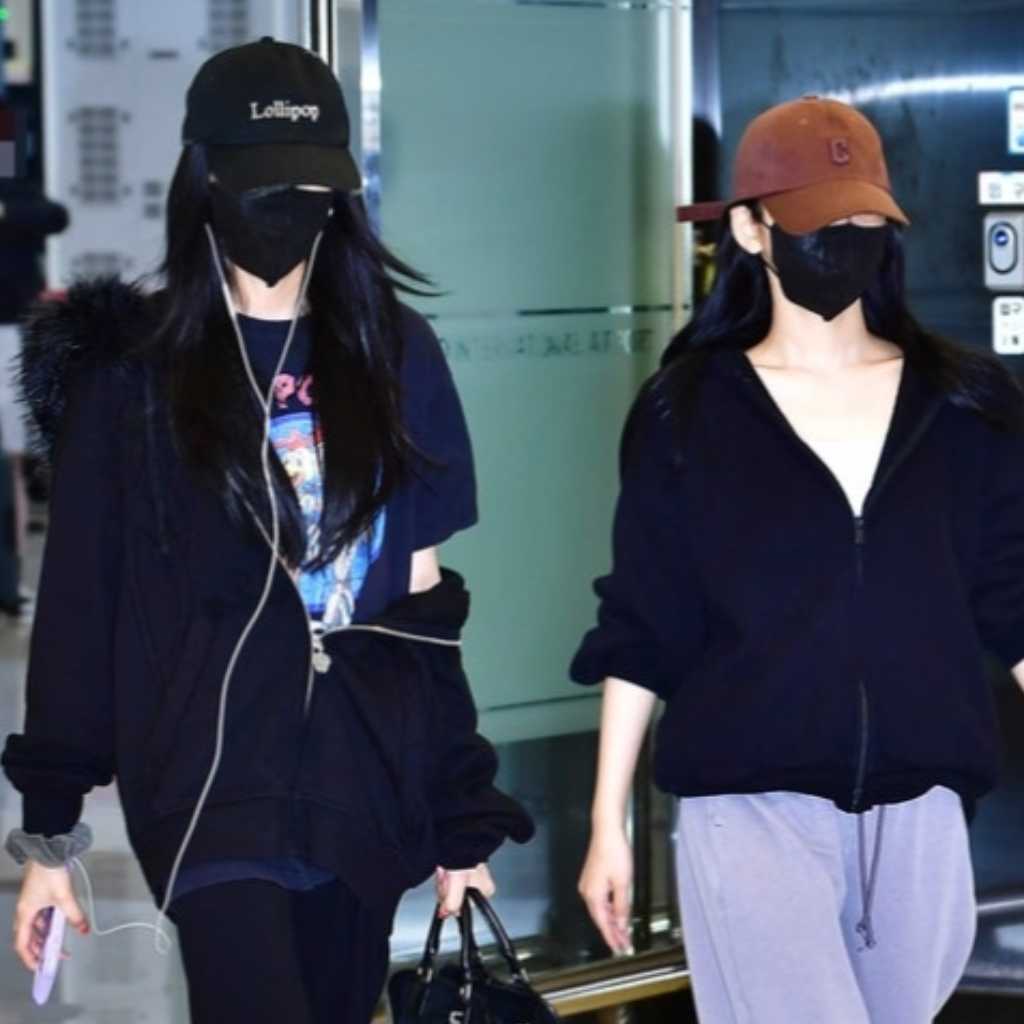 【PHOTO】aespaのGISELLEとNINGNING、日本公演を終えて韓国に到着（動画あり）