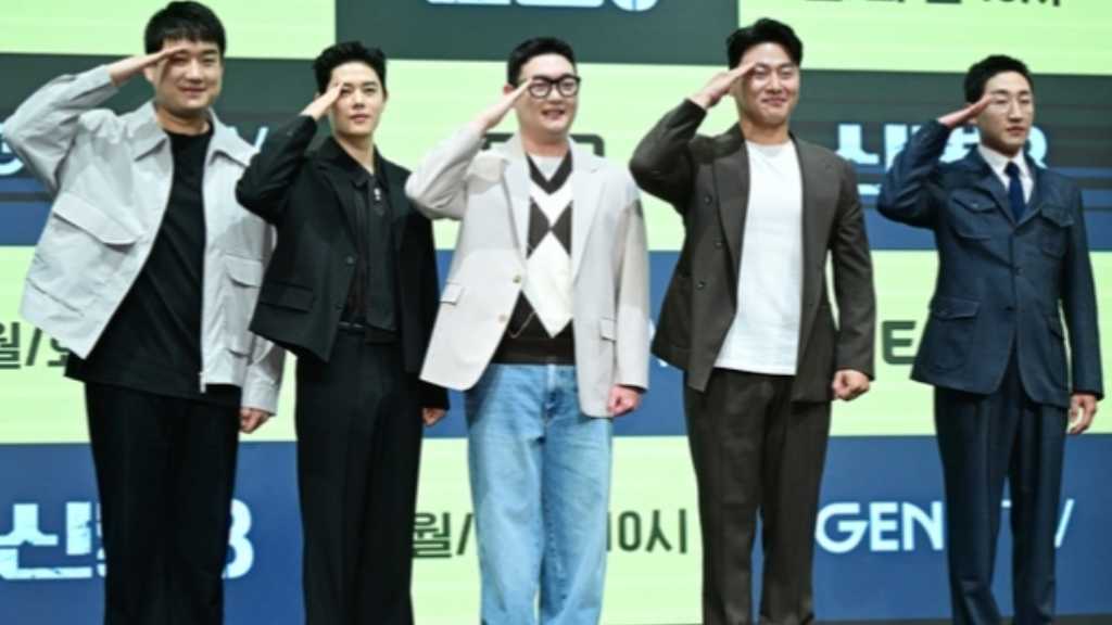 【PHOTO】キム・ミンホ＆キム・ドンジュンら、新ドラマ「新兵3」制作発表会に出席