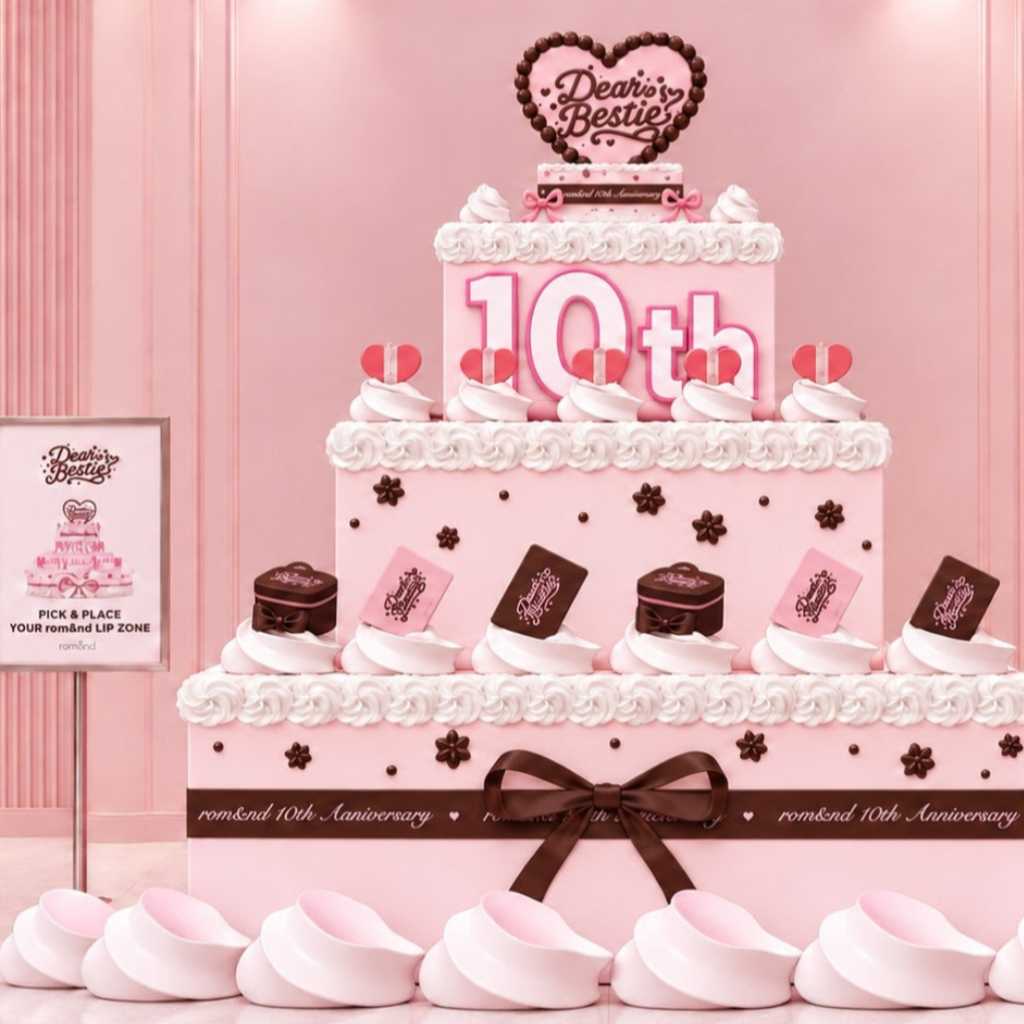 韓国コスメ「rom＆nd」ブランド誕生10周年を記念したポップアップを10月10日より東京で開催！
