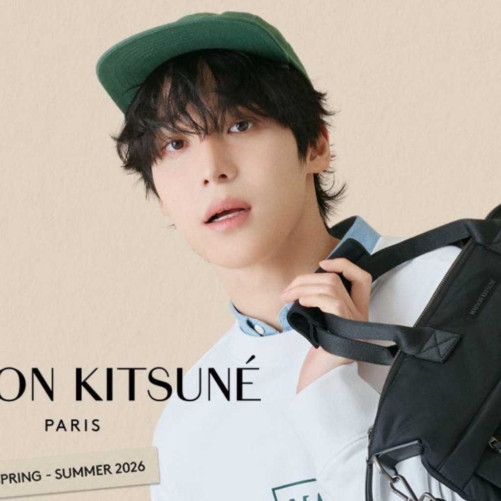 ATEEZのYUNHO、ブランド「Maison Kitsune」 2026年春夏コレクションのビジュアルを公開