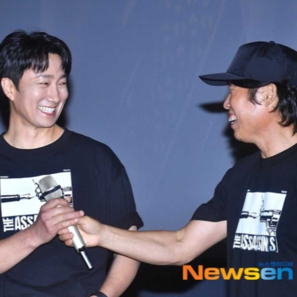 【PHOTO】ユ・ヘジン&パク・ヘイル&イ・ミンホら、映画「暗殺者(たち)」舞台挨拶に出席