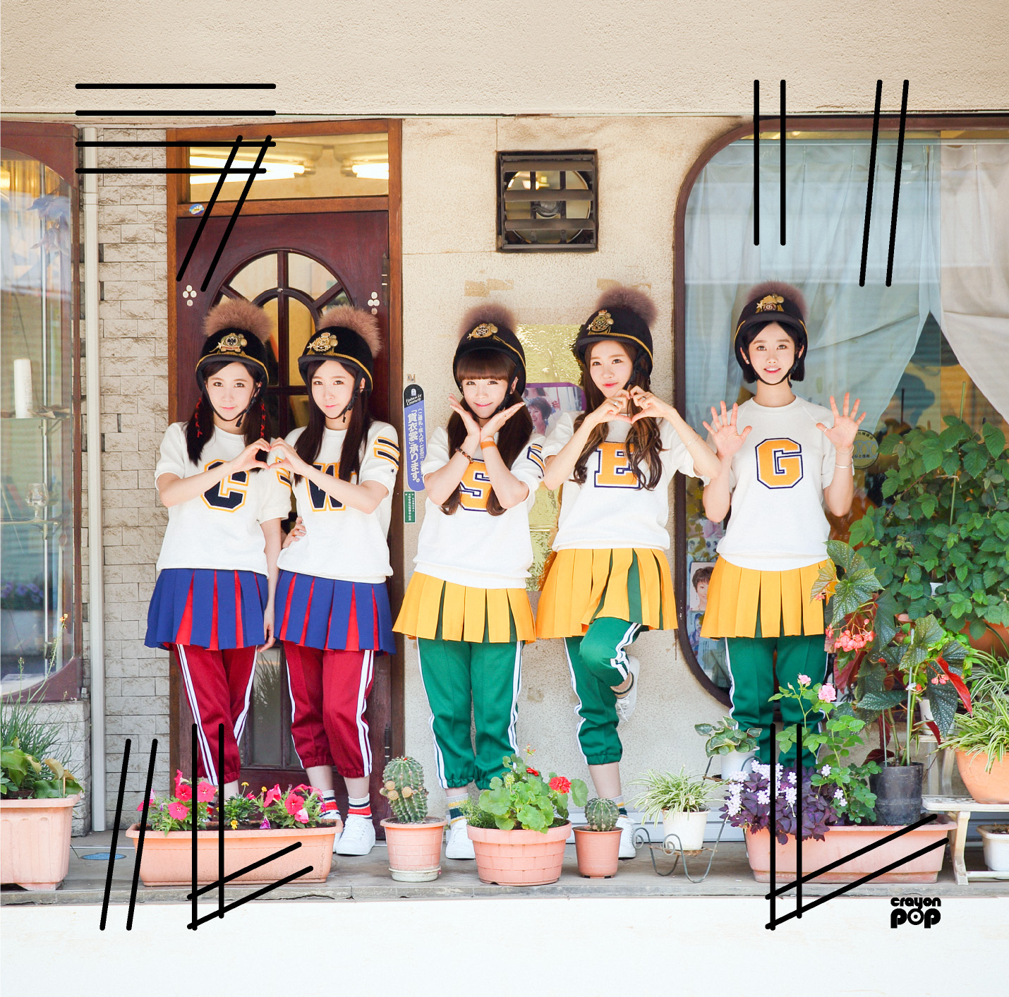 CRAYON POP、日本デビューシングル「ラリルレ」ジャケット写真を公開！ Kstyle