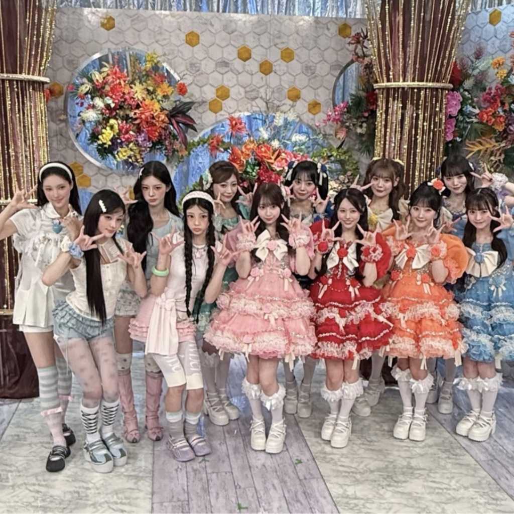ILLIT「FNS歌謡祭」でCUTIE STREETと“かわいい”コラボ実現!話題の最新曲も日本のテレビ初公開