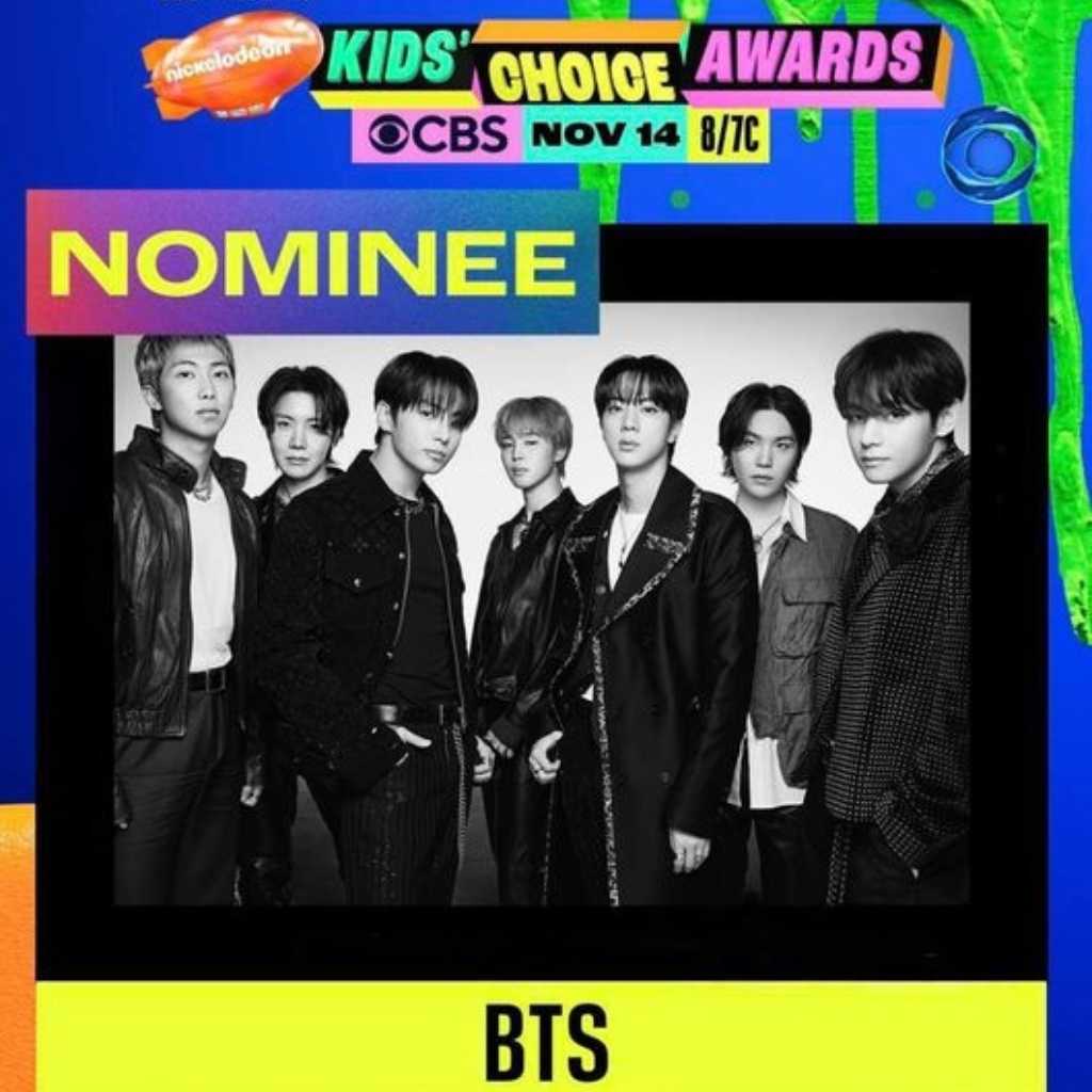 BTS、5度目の受賞なるか…アメリカ授賞式「Kids' Choice Awards 2026」3部門にノミネート