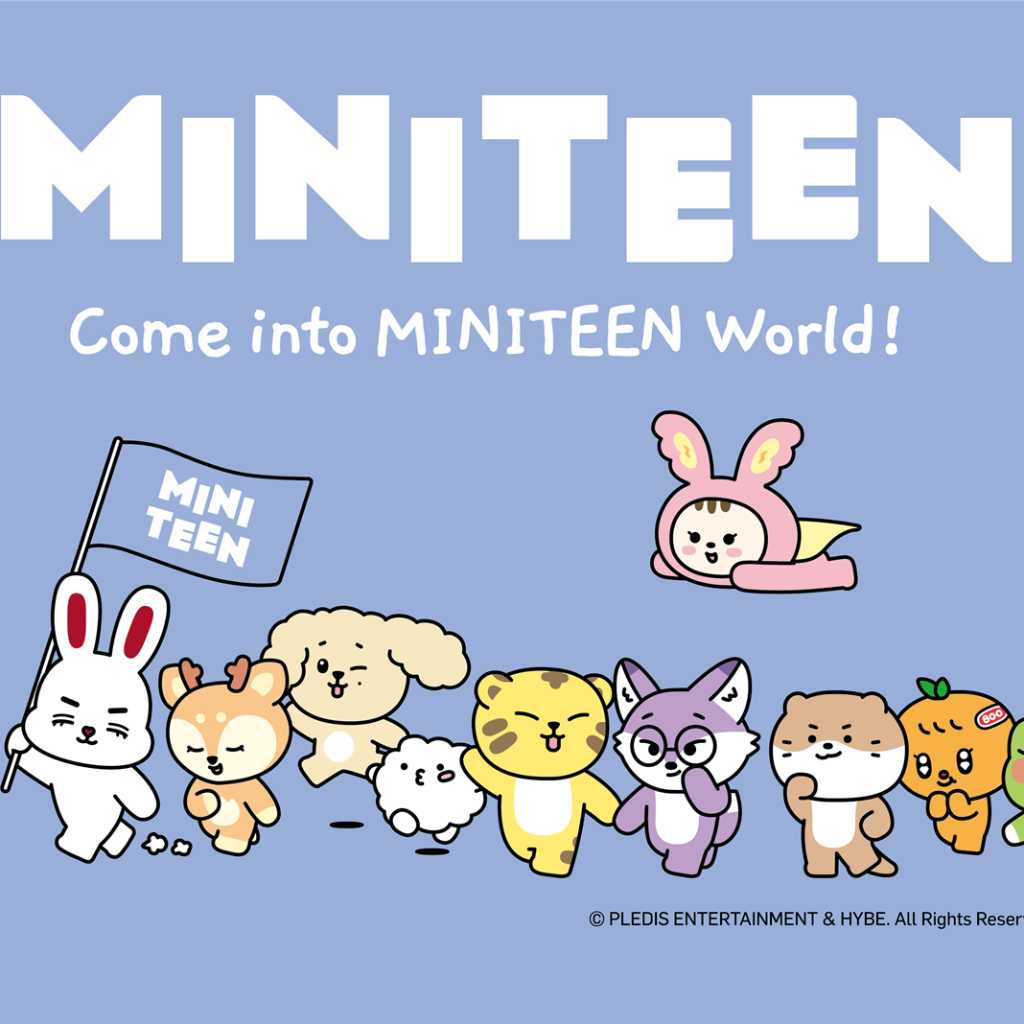SEVENTEENをモチーフにしたキャラクター「MINITEEN」公式グッズを日本で数量限定販売