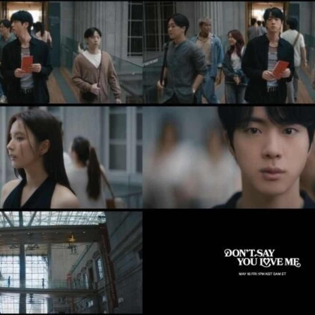 BTS ジン、シン・セギョンと切ない演技を披露…タイトル曲「Don't Say You Love Me」MV予告映像を公開