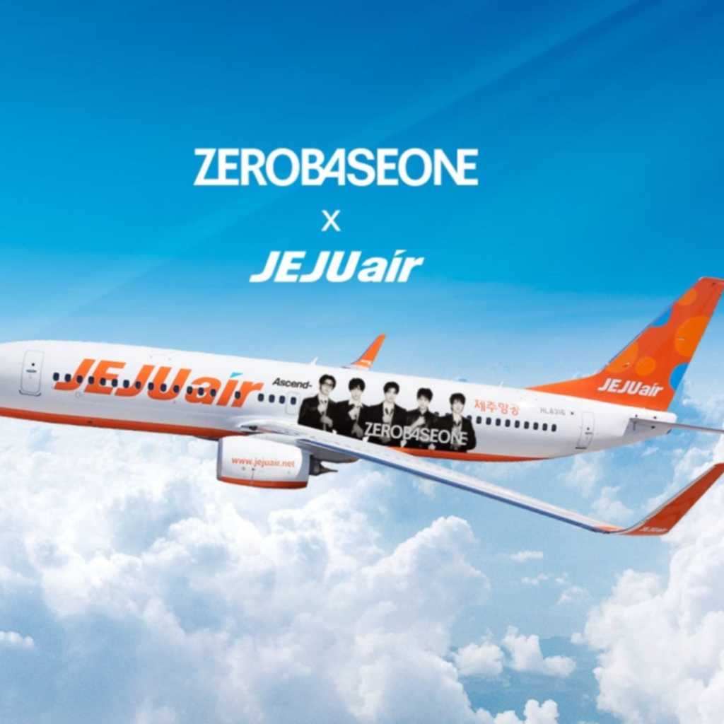 ZEROBASEONEが“空”へ!チェジュ航空の特別塗装機が6月9日より運航スタート