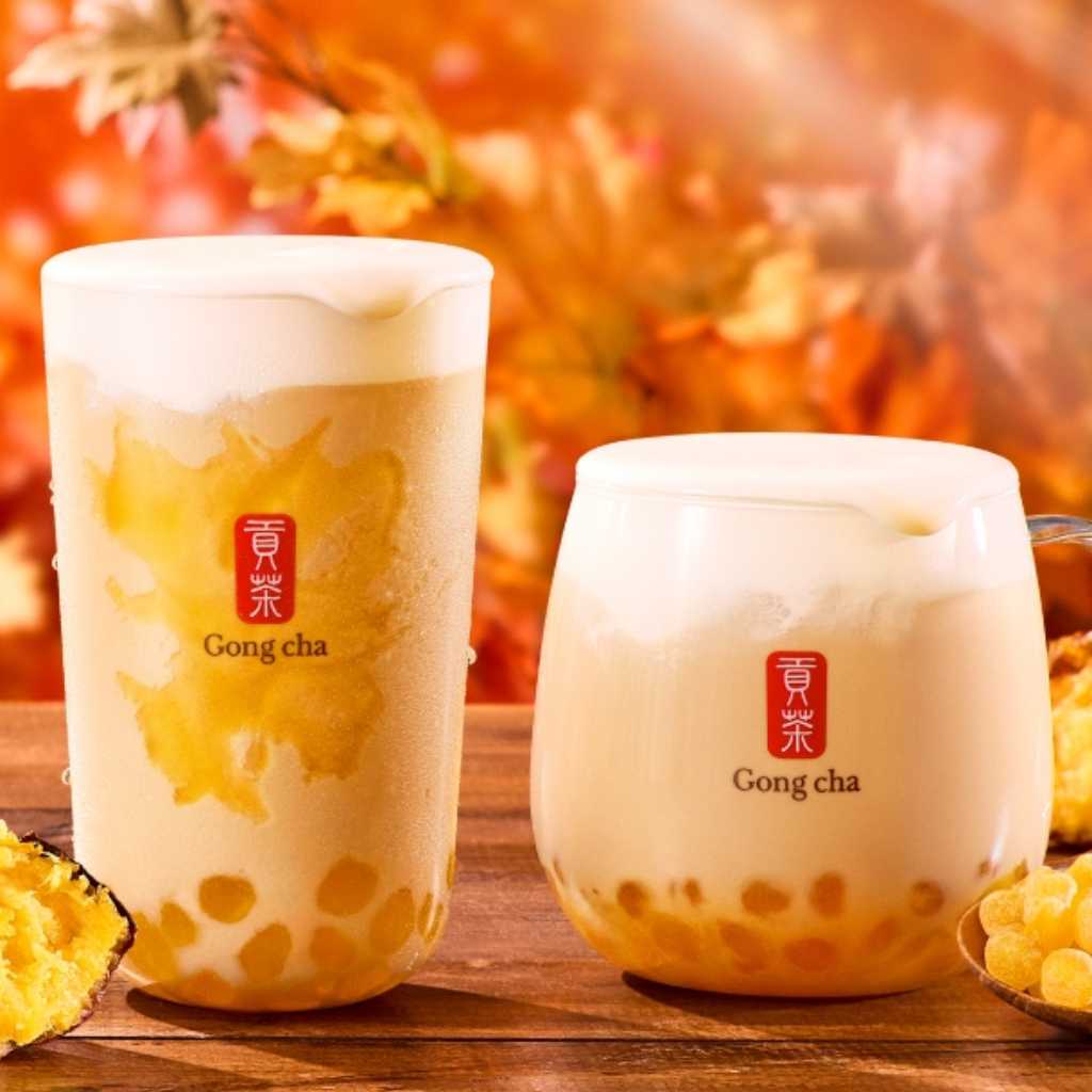 「ゴンチャ」から初！もちっととろける新食感の“おいもパール”が登場…「紅はるかミルクティー」10月8日発売