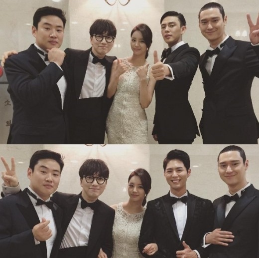 ユ アイン Girl S Day ヘリ パク ボゴムら 応答せよ1988 出演陣と記念撮影 Kstyle