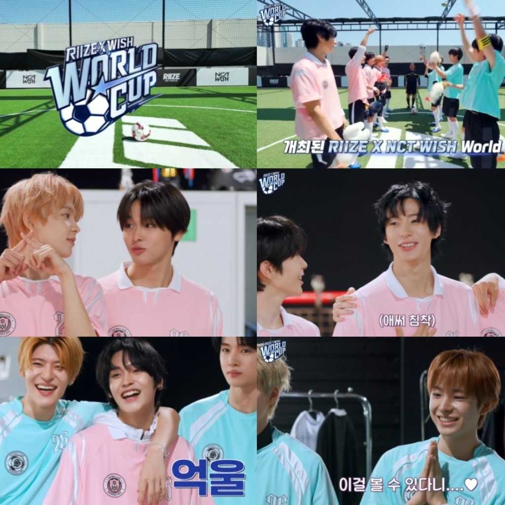 RIIZE×NCT WISH、夢の合同チームでガチサッカー!?FIFAワールドカップ記念マッチ開幕…予告編が話題に