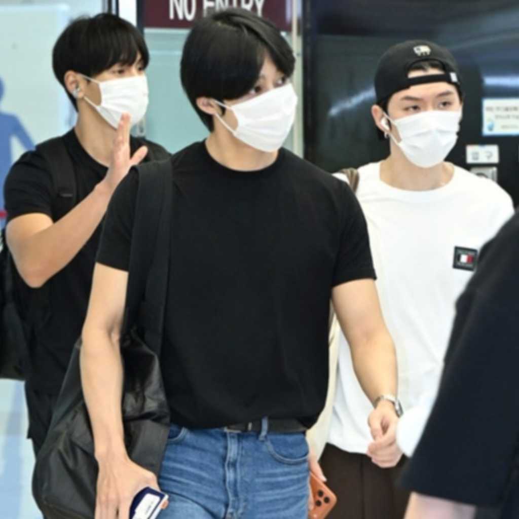 【PHOTO】MONSTA X ヒョンウォン＆ショヌ＆キヒョン、海外スケジュールを終えて帰国