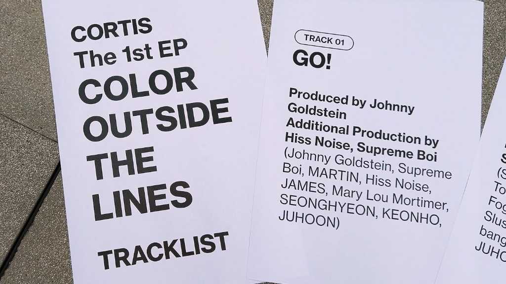 BIGHIT MUSICの新ボーイズグループCORTIS、デビューアルバム「COLOR OUTSIDE THE LINES」トラックリスト公開