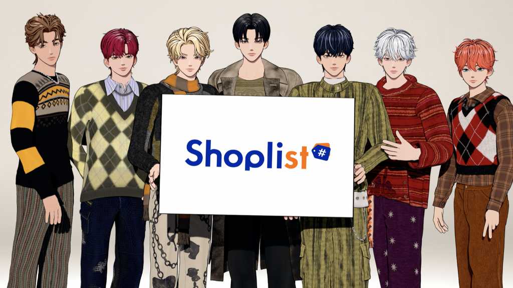 韓国バーチャルアイドルSKINZ、ファッション通販サイト「Shoplist」の公式アンバサダーに就任