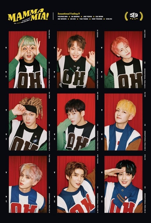 SF9、4thミニアルバム「MAMMA MIA！」スペシャルエディション発売 