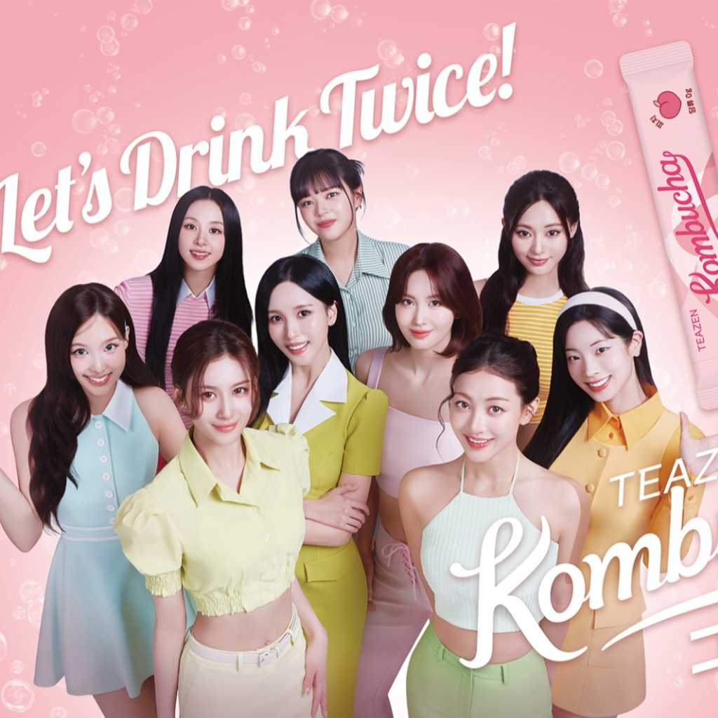 TWICE、韓国の発酵ドリンクブランド「TEAZEN コンブチャ」のモデルに就任！コラボパッケージの展開も