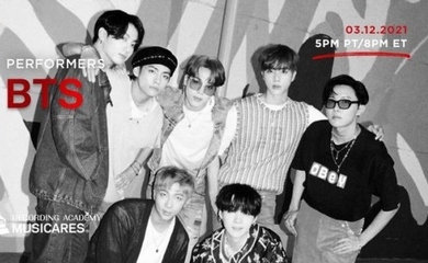 Bts 防弾少年団 グラミー賞のオンラインチャリティー公演 Music On A Mission に出演決定 Kstyle