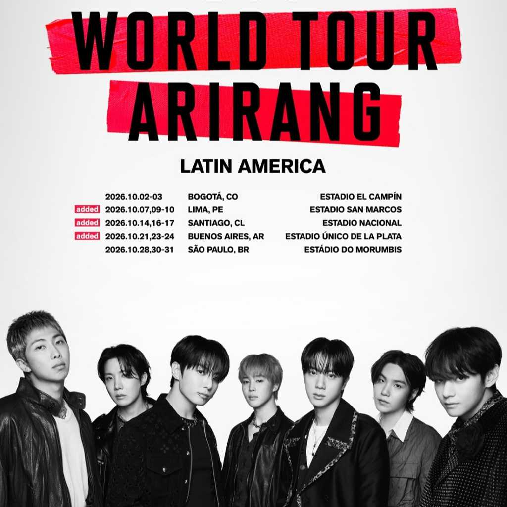 BTS、南米3都市での追加公演を発表!ワールドツアー控えファンが環境保護活動も