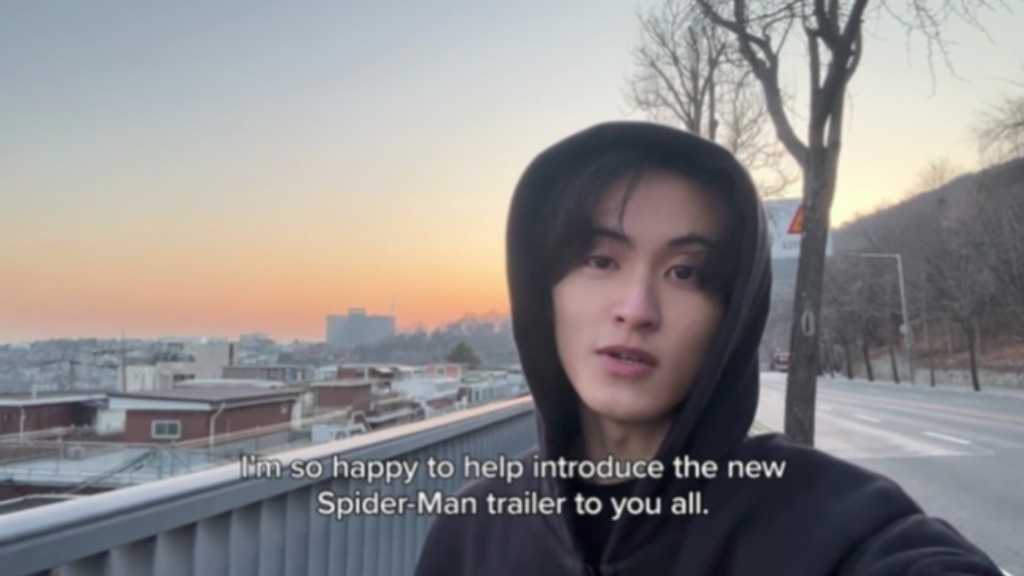 NCT マーク、映画「スパイダーマン:ブランド・ニュー・デイ」予告編の一部を公開！（動画あり）