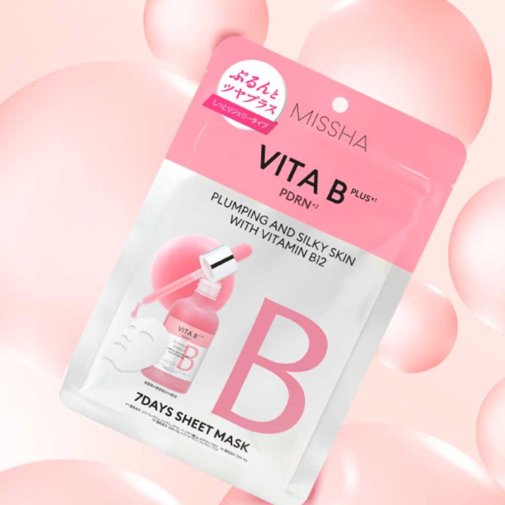 韓国コスメブランド「MISSHA」ピンクビタミン×PDRN配合のシートマスクが10月20日発売!
