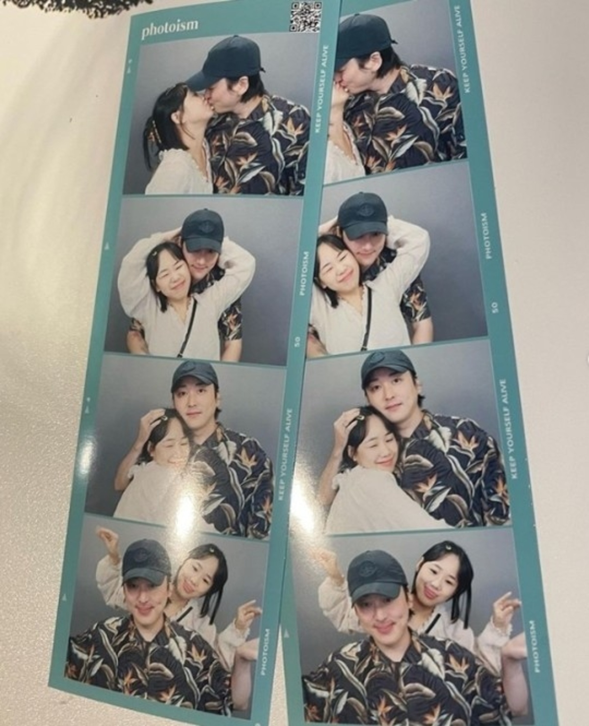 ユ ソンウン Geeksのlouie夫妻 プリクラでキスも 結婚1周年をお祝い 変わらない仲の良さをアピール Kstyle