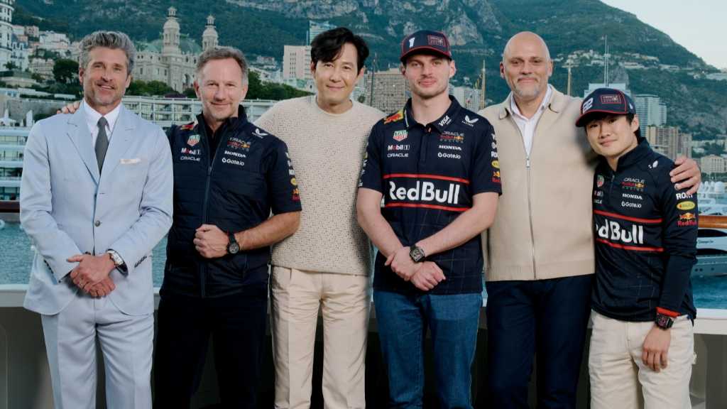 イ・ジョンジェ、F1モナコGPイベントに出席！レーシングドライバー角田裕毅とのショットも