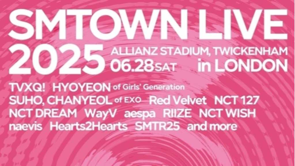 東方神起からaespa、新人Hearts2Heartsまで「SMTOWN LIVE 2025」ロンドン公演のラインナップ第2弾を公開