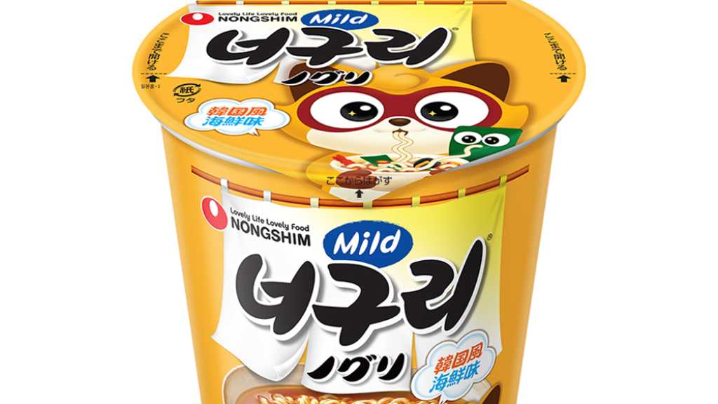 韓国の国民的ラーメン「ノグリ」から辛さ控えめ「マイルド」のカップタイプが登場!7月13日より発売