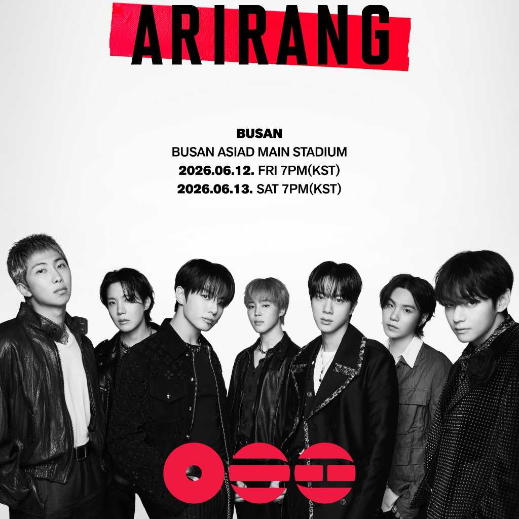 BTS、ワールドツアー「ARIRANG」釜山公演の先行予約が全席完売を記録！グローバルな人気を証明