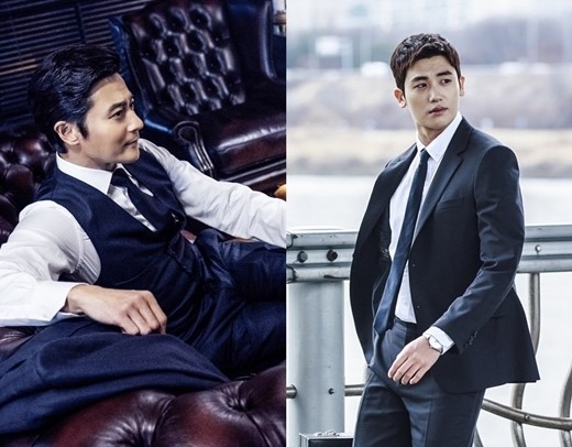 凛々しいスーツ姿 チャン ドンゴン パク ヒョンシク 韓国版 Suits 初回撮影のスチールカット公開 Kstyle