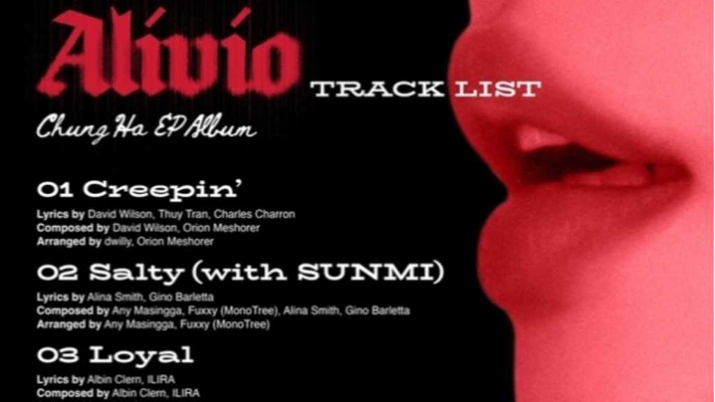 キム・チョンハ、ニューEP「Alivio」トラックリストを公開…ダブルタイトル曲含む8曲を収録