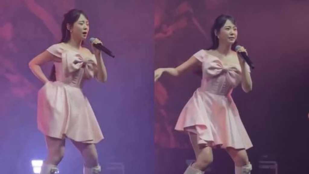 頸椎椎間板ヘルニアの治療中…KARA スンヨン、首をかばいながらダンスをする姿に心配の声