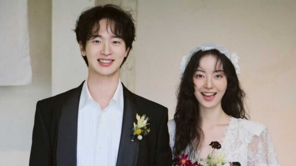 チャン・ドンユン&キム・スンユン、本日(10/10)結婚!映画のワンシーンのようなウエディング写真を公開